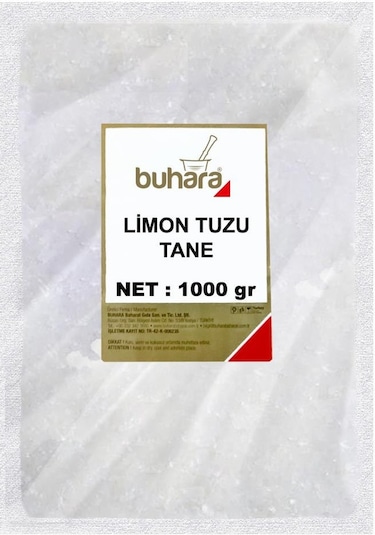 Buhara Limon Tuzu Tane 1 KG