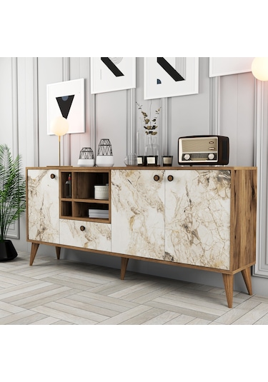 Napoli Konsol - Beyaz Mermer