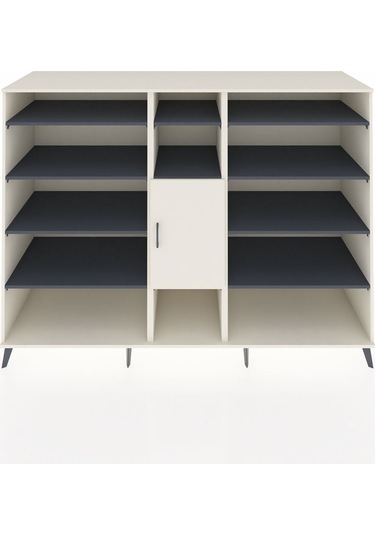 Kronos Dolap 12 Raflı Tek Kapaklı 220x59x163 Aytaşı-aytaşı/antra Aytaşı-aytaşı/antrasit