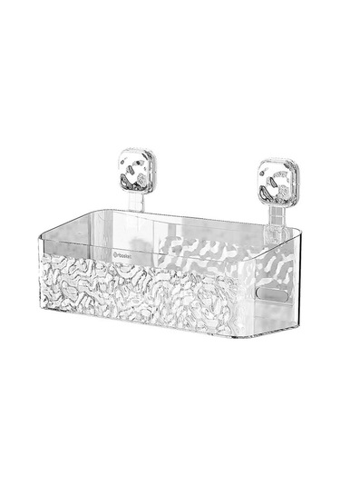 Mufunye Banyo Duş Tahtası Rakor Fırça Saç Testeresi Depolama Sepeti, Delme Yok Pet Malzeme Duvarlı Organizatör Büyük Boy Tamamlayıcı Sepet - Tek Başına Tavsiye Edilmez Diğer