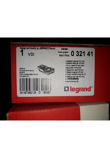 032141 Legrand Lcs3.Fiber Optik Füzyon Kaseti.1U