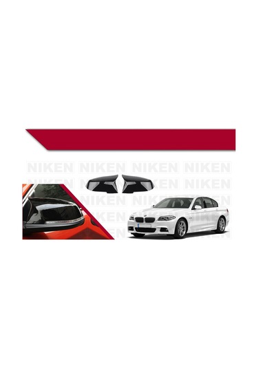 Bmw F10 5.serisi 2011-2014 Batman Parlak Siyah Boyalı Ayna Kapağ