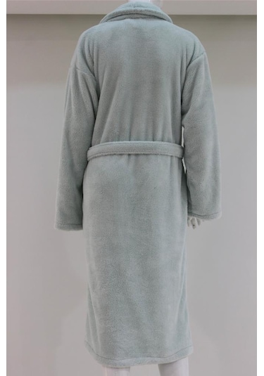 Ender Home Wellsoft Şalyaka Bornoz Soft Peluş Sabahlık Unisex Welsoft Bornoz 001
