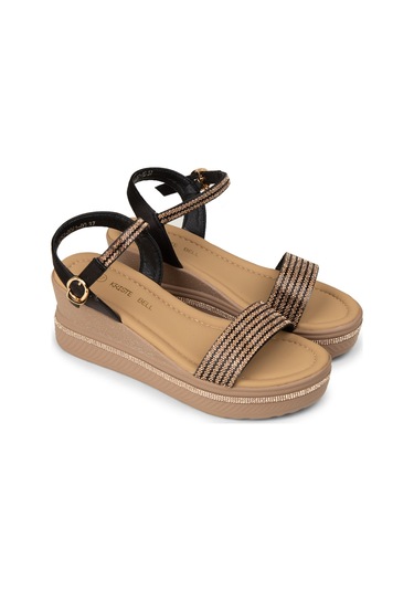 Deery Kadın Siyah Platform Sandalet - K0061zsyhc01 Siyah