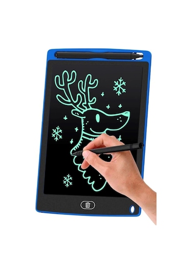 8.5 Inç Lcd Digital Çocuk Yazı Çizim Tableti - Mavi