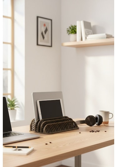 Laptop Ve Tablet Standı Kahverengi