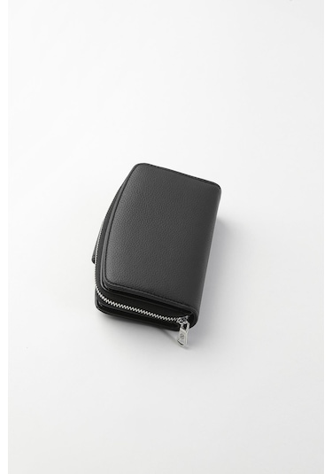 Cengiz Pakel Orta Boy Çıt Çıt Detaylı Kadın Cüzdan/portföy - 65300 - Siyah 65300-siyah