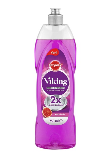 Viking Technopower Misket Limon + Kara İncir + Greyfurt Bulaşık Deterjanı 3 x 750 ML