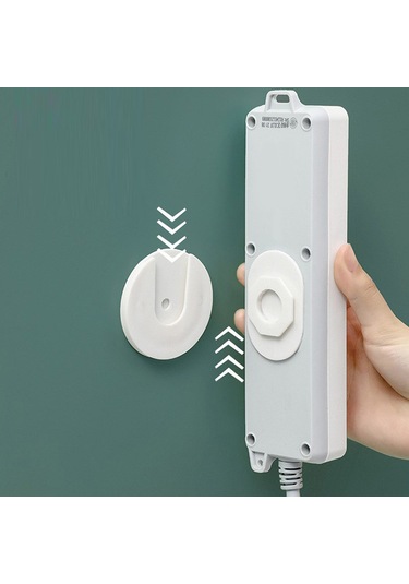 Gajeena Duvar Tipi Otomatik Yapışkan Plastik Soket Tutucu, Sabit Tutma Ve Mekan Düzenliği İçin Oturma Odası, Yatak Odası, Ofis Kullanıma Uygun