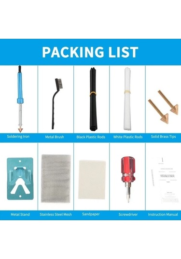 Wondernest Yumuşatma Tampon Tamir Seti Plastik Lichen Aracı, Araba Kt - Otomotiv Onarım Aparatı