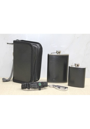 Kılıflı 2'li Matara Seti Çok Renkli