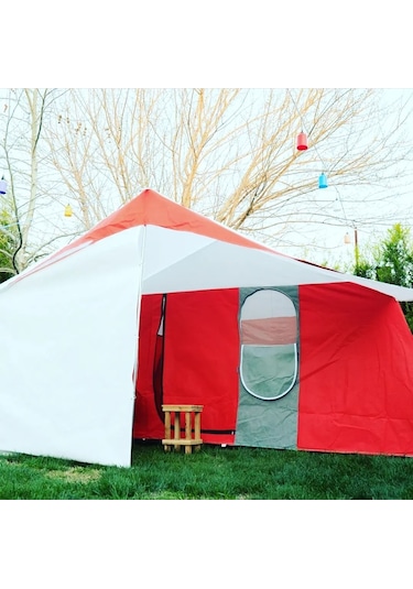 Doğa Kamp3 Odalı Mutfaklı Kamp Çadırı Çok Renkli