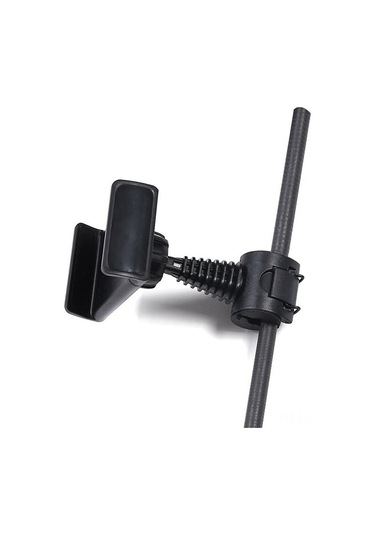 Qingmipy Golf Vuruş Kayıt Aleti: 360 Derece Döner Telefon Tutucu, Tüm Cep Telefonlarına Uyumlu, Kolay Kurulumlu Golf Egzersiz Aracı Siyah