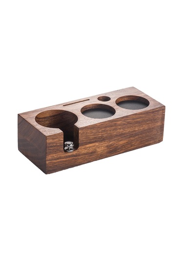 Suntek Kahve Sabotaj Tutucu Ahşap Espresso Sabotaj Mat Restoran Bar Ek Parçaları B 58mm