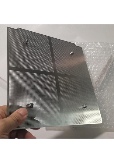 Homyl Paslanmaz Çelik Şasi Süzgeci Taşınabilir Aksesuarlar Gümüş