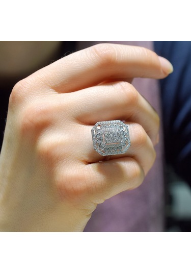 Lilarote 0.63 Ct Pırlanta Mega Yüzük