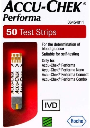 Accu-Chek Performa Nano Strip Şeker Ölçüm Çubuğu 50'li