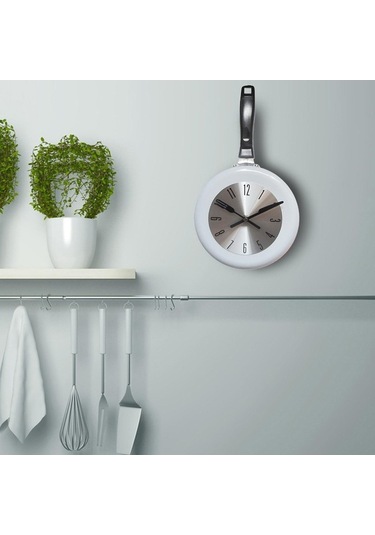 Pazly Tavası Suntek Sevimli Sanat Saati Kızartma Inç Duvar Beyaz Beyaz 8 Rm Çok Renkli