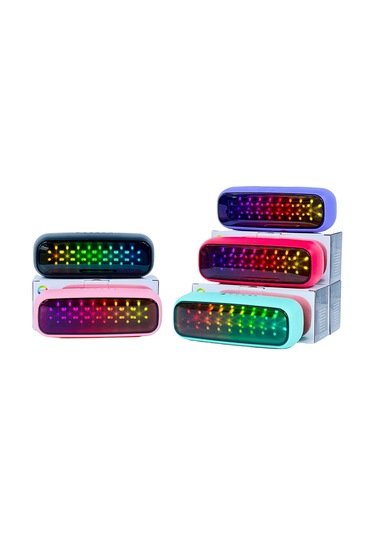Platoon Pl-4458 Sd,usb Girişli Rgb Işıklı Bluetooth Speaker Ms-a11