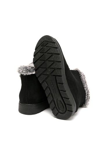 Bot Kadın 45 U30 Ux Fly Flot Cloth Woman Boot Black Siyah
