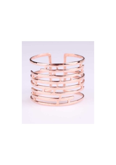 925 Ayar Gümüş Labirent Yüzük, Pembe Rose (Pembe)-Ayarlanabilir