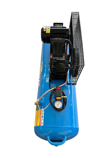 Power PV2065/200 - 3M 200 L Döküm Kafalı Pistonlu Kompresör 220 Volt Monofaze