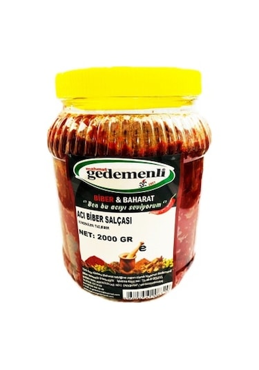 Mahmut Gedemenli Ev Tipi Acı Biber Salçası 2 KG
