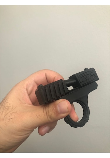 Gun Toy Fidget Spinner Stres Çarkı 3d