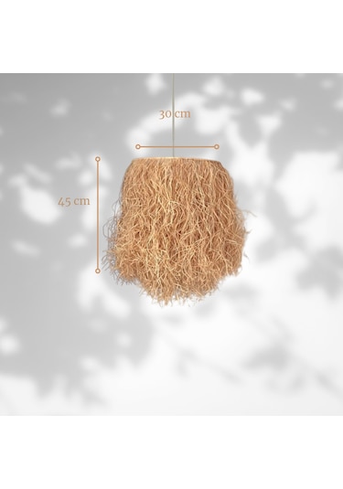 Rafya Hasır Tasarım Bohem Avize M036 Diğer