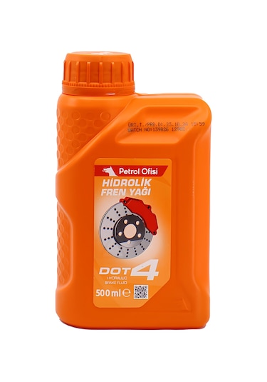 Petrol Ofisi Dot 4  Hidrolik Fren  Yağı 500 Ml.