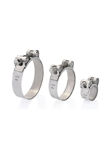 Paslanmaz Krom Hortum Kelepçesi. Ağır Hizmet. 68-73mm