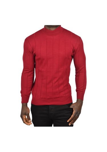 Deepsea Erkek Bordo Slim Fit Likralı Tüylenme Yapmayan Yarım Balıkçı Çizgili Triko Yarım Boğazlı Kazak 2505503 Bordo Deepsea Erkek Bordo Slim Fit Likralı Tüylenme Yapmayan Yarım Balıkçı Çizgili Triko Yarım Boğazlı Kazak 2505503 Bordo