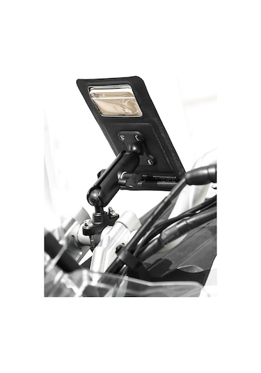 Motowolf Su Geçirmez Çantalı Dokunmatik Telefon Tutucu Ayna Bağlama