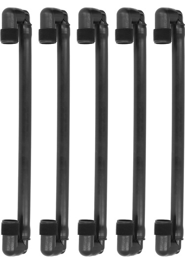 Kosona G3/4 Dış Dişli Otomatik Yükseklik Ayarlı Çevirilebilir Bahçe Çim Sulama Jöntü Armatürü - 5 Adet Pe Malzeme