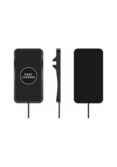 Wondernest  Ve Android Telefonlar İçin 15w Araç Kablosuz Şarj Aparatı, Silikon Taban, Type-c Arayüz