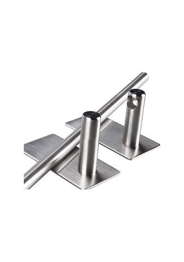 Zift Unique Paslanmaz Çelik Yapışkanlı Havluluk - Havlu Askısı 45 CM Krom