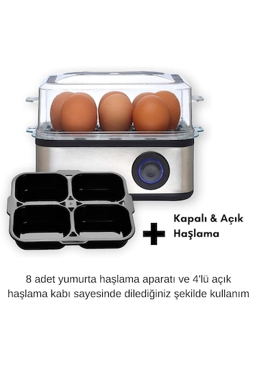 Rowenger 08-EGG 500 W 8'li Yumurta Pişirme Makinesı
