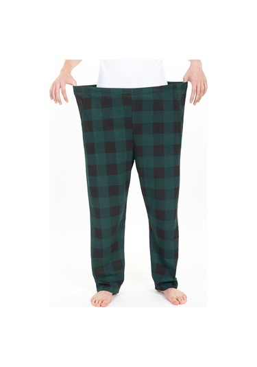 Büyük Beden Erkek Pijama Altı Cepli Fermuarlı Blr-08- 1002 Yeşil