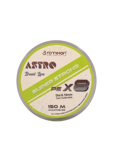 Remixon Astro 8x 150m Chartreuse İp Misina - 0,06mm