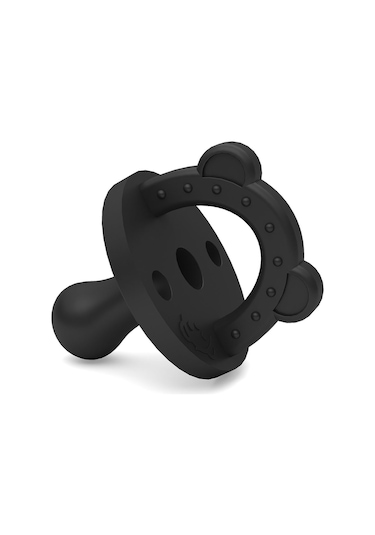 Lujo Bear Emzik Ve Diş Kaşıyıcı No:1 Siyah 0-6 Ay / Siyah