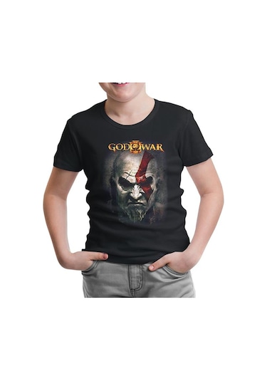 Lord Tshirt God Of War 2 Siyah Çocuk Tshirt