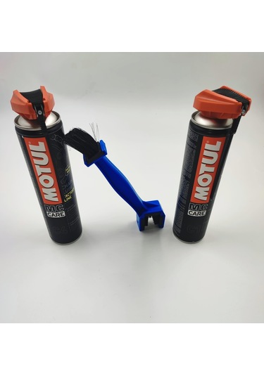 Motul Care C1 + C4 + Fırça Zincir Bakım Seti