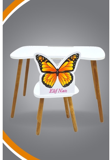 Ders Çalışma Masa Sandalye Takımı 4-12 Yaş Beyaz