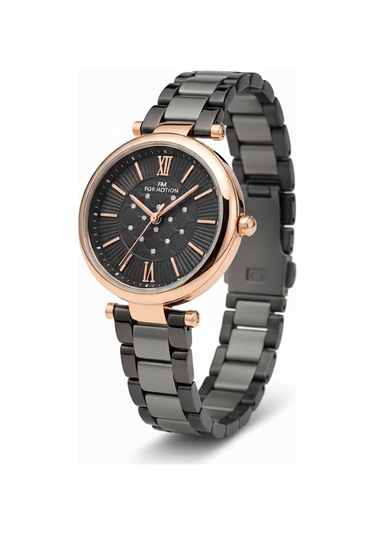 For Motion Kadın Kol Saati Altın Renk, Siyah Kadran - Fm.b01164m.04, 2 Yıl Garantili Altın For Motion Kadın Kol Saati Altın Renk, Siyah Kadran - Fm.b01164m.04, 2 Yıl Garantili Altın