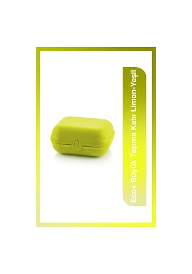 Tupperware Eco+ Büyük Taşıma Kabı Limon-yeşil