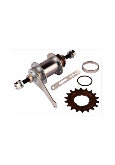 Taıwan Arka Göbek Kontra Pedal 36 Delik Tek Diş - Nikel