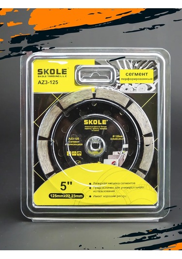 Skole Elmas Segmentli Taşlama Diski 125 Mm Beton İçin Taşlama Makinesi 381061566