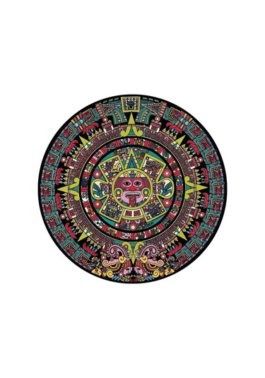 Aztek Güneş Taşı 570 Parça Round Puzzle