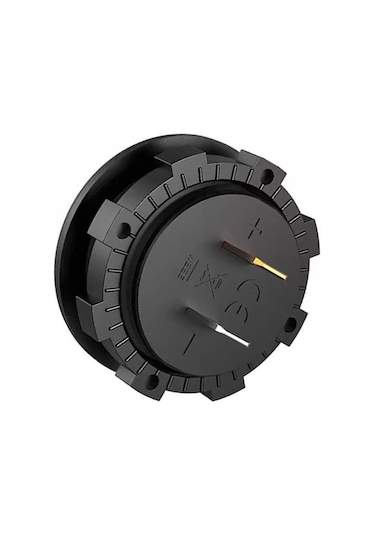 Ayt Powermaster Ic-230e 6-18 Volt Voltmetre Pano Tipi Akü Göstergeli 28 Mm 6-18 Volt Dış Çap 36.5 Mm 2 Pinli