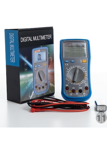 Wellhise Wh 890d + Ncv Işıklı Dijital Multimetre Ölçü Aleti